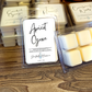 Spring and Summer Apricot Grove Scented Melts/Tarts, made with soy wax, with scent notes of Pear, Apricot, and Patchouli