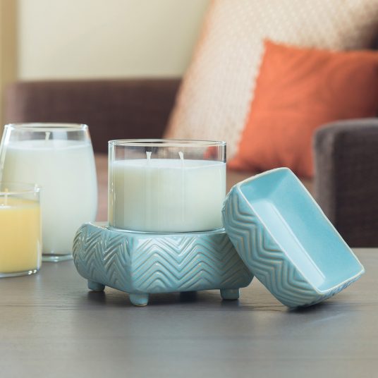 Chevron 2-In-1 Classic Fragrance & Candle Warmer