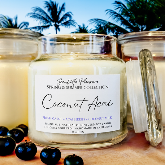 Coconut Acai Candles