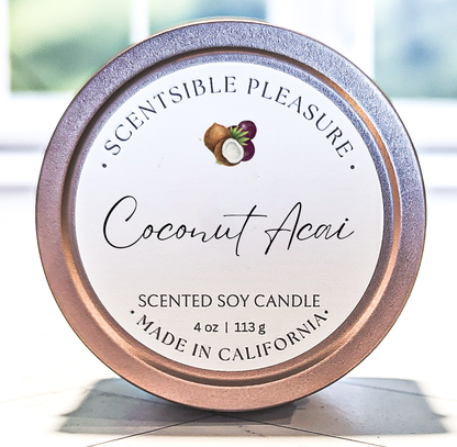 Coconut Acai Candles